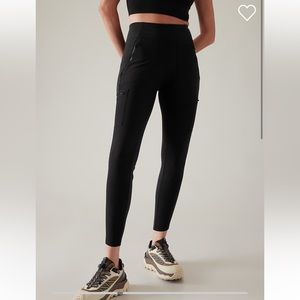 Athleta Black High-Waisted Leggings